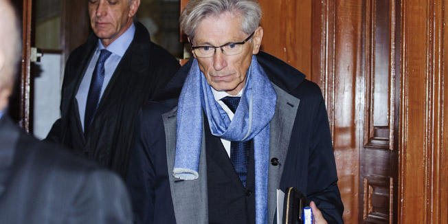 Sibenik, 161115.Opcinski sud u Sibeniku.Nastavak sudjenja Tomislavu Horvatincicu zbog izazivanja pomorske nesrece u ljeto 2011 u kojoj smrtno stradao talijanski bracni par Salpietro.Na fotografiji: Tomislav Horvatincic.Foto: Niksa Stipanicev / CROPIX