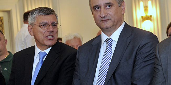 Zagreb, 110614.Novinarski dom.25 godina Hrvatske demokratske zajednice u izgradnji Hrvatske naziv je Okruglog stola u povodu 25. obljetnice utemeljenja te stranke. Uvodno predavanje 