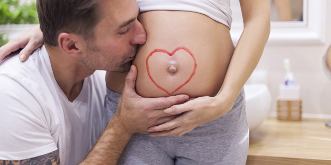 The father's love for unborn yet kid