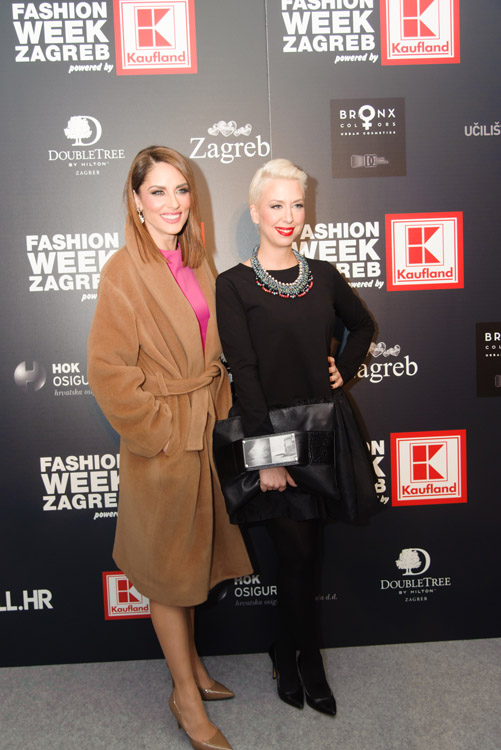 Zagreb, 111215Green Gold, Radnicka 50.Fashion Week Zagreb.Na fotografiji:Antonija Stupar Jurkin i Ana Miscevic.Foto: Livio Andrijic / CROPIX