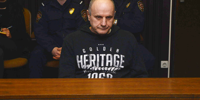 Dubrovnik, 1141215Sudjenje Vici Musulinu, optuzenom za silovanje i ubojstvo starije zenske osobe u Metkovicu.Foto: Zeljko Tutnjevic / Dubrovacki vjesnik / CROPIX