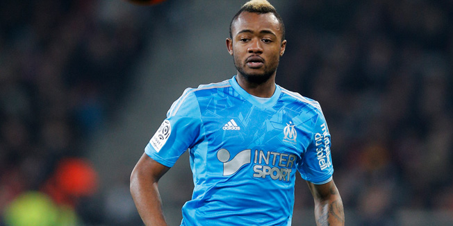 LILLE, FRANCE - DECEMBER 03:  Jordan Ayew of Marseille in action during the Ligue 1 match between LOSC Lille and Olympique de Marseille held at Stade Pierre-Mauroy on December 3, 2013 in Lille, France.  (Photo by Dean Mouhtaropoulos/Getty Images)