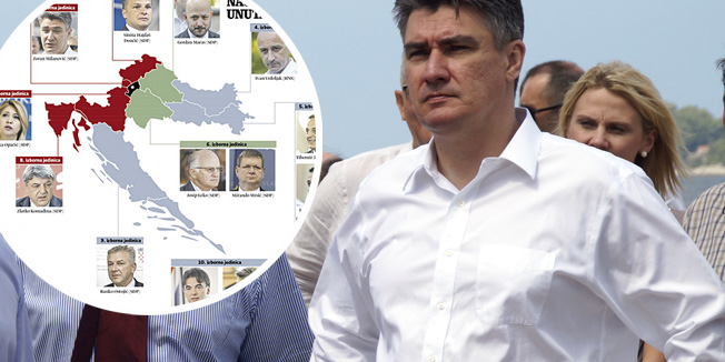Vela Luka, 160815. Predsjednik Vlade Republike Hrvatske, Zoran Milanovic je danas posjetio Velu Luku na otoku Korculi. Premijer je posjetio razlicite lokacije u Veloj Luci, medu kojima je novoizgradeni sustav kanalizacije u Veloj Luci koji pocinje sa pustanjem u pogon, nova cesta koja ce biti namjenjena za trajektni terminal koji je upravo u izgradnji, te sam trajektni terminal. Na fotografiji: Boris Zuvela, ravnatelj Zupanijske lucke uprave Vela Luka, Davor Penic, predsjednik SDP-a Dubrovacko - neretvanske zupanije, Ivo Zuvela, predsjednik SDP-a Vela Luka, te Zoran Milanovic.  Foto: Andjela Scepanovic / CROPIX