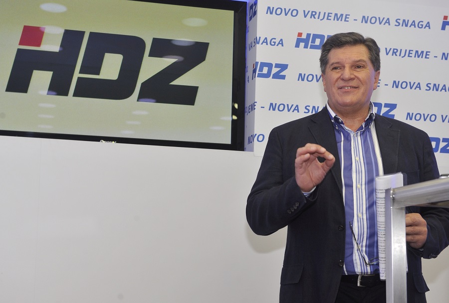 Zagreb, 300815.Odrzana konferencija za medije predsjednika odbora za rad HDZ-a Borisa Kunsta na temu (Ne)zaposlenost - Vladine manipulacije i obmane.Na fotografiji: Boris Kunst.Foto: Srdjan Vrancic / CROPIX