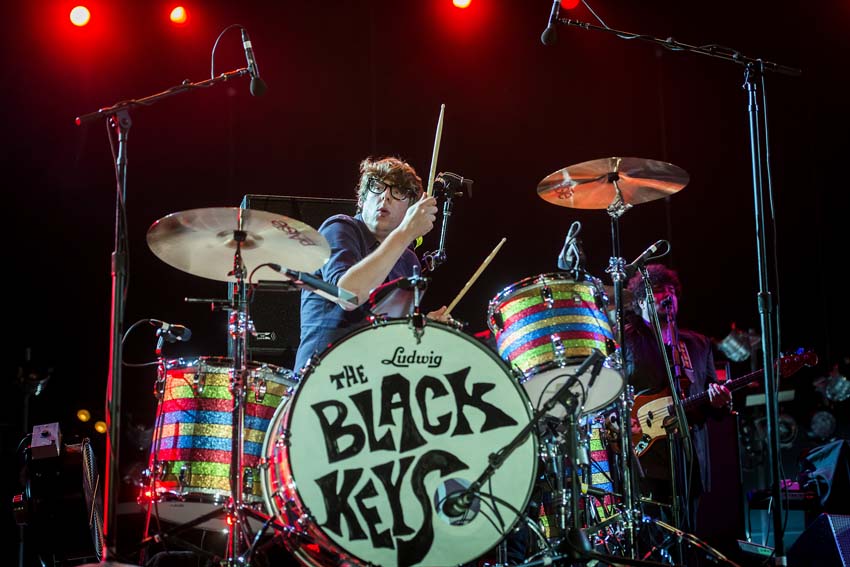 Zagreb, 240614.Na Otoku mladosti na Jarunu, od 23.-25.06. odrzava se 9. izdanje INmusic glazbenog festivala.Na fotografiji: nastup grupe The Black Keys, americkog rock dua.Foto: Neja Markicevic / CROPIX