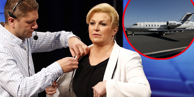 Zagreb, 040115.Jadran film. RTL-ovo suceljavanje predsjednickih kandidata Ive Josipovica i Kolinde Grabar Kitarovic koji su izborili drugi krug izbora. Voditelj programa bio je Igor Bobic.Na fotografiji: Ivo Josipovic i Kolinda Grabar Kitarovic.Foto: Marko Todorov / CROPIX