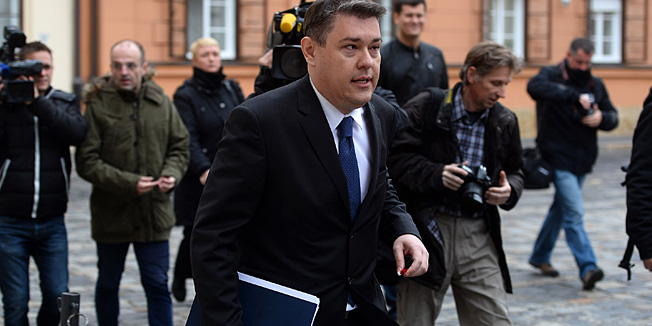 Zagreb, 131114. Markov trg.Banski dvori.Na redovitoj sjednici Vlade raspravljalo se o proracunu za iducu godinu.Na fotografiji: Boris Lalovac.Foto: Goran Mehkek / CROPIX