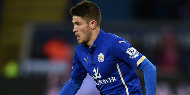 LEICESTER, ENGLAND - JANUARY 17:  Andrej Kramaric of Leicester City runs with the ball during the Barclays Premier League match between Leicester City and Stoke City at The King Power Stadium on January 17, 2015 in Leicester, England.  (Photo by Michael Regan/Getty Images)