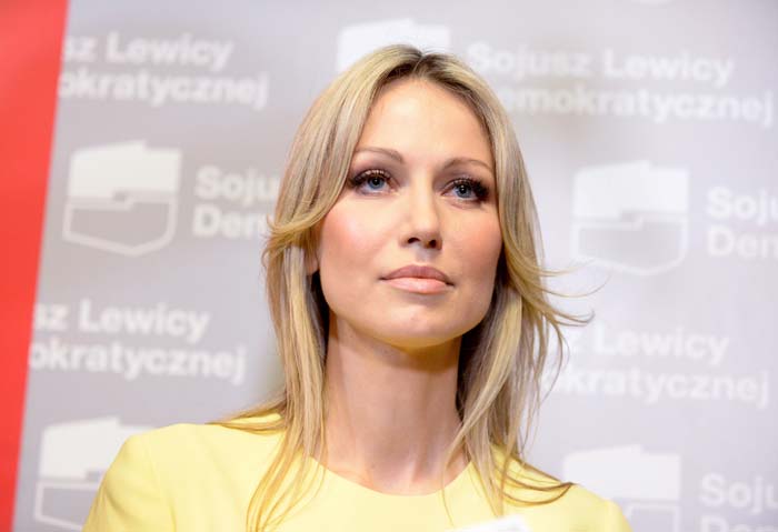 Democratic Left Alliance (SLD) presidential candidate Magdalena Ogorek is pictured at a press conference in Warsaw on January 9, 2015. The Polish Social Democratic SLD (opposition) party presented to the media on Friday 35-year-old Magdalena Ogorek as a surprise candidate for the presidential election in May, for which all survey predicted the victory of incumbent President Bronislaw Komorowski. AFP PHOTO / PAP / MARCIN OBARA +++ POLAND OUT EASTNEWS OUT