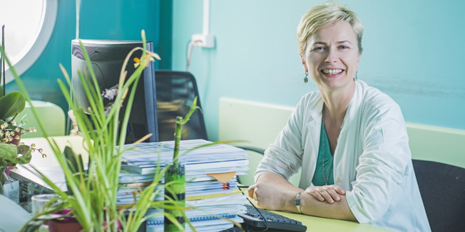 Zagreb, 220413.Dr. neurologije Vladimira Vuletic, snimljena u KB Dubrava.Foto: Neja Markicevic / CROPIX