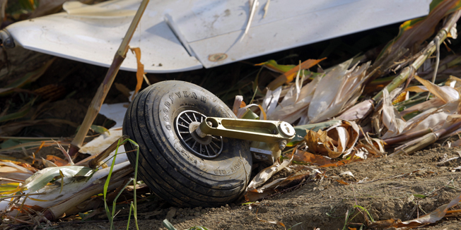 Varazdin, 120908.U mjestu Toplicica kod Novovg Marofa srusio se mali skolsko sportski zrakoplov 