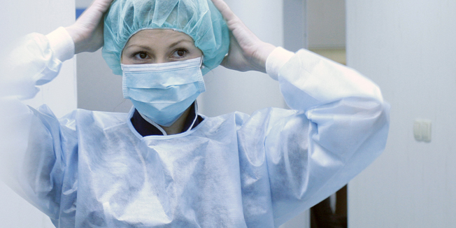 Split, 150514.Jedan radni dan sa medicinskim sestrama na odjelu Hematologije bolnice Krizine.Na fotografiji: Anita Ugrina visa medicinska sestra.Foto: Duje Klaric / CROPIX