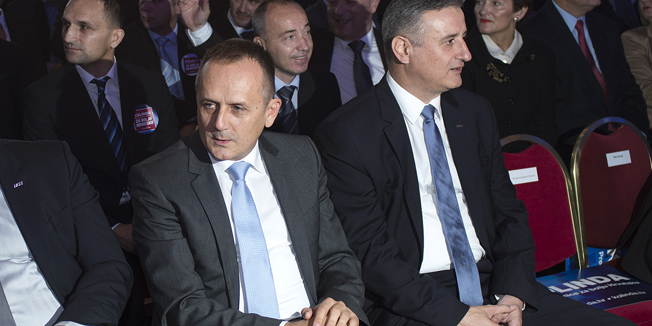 Zagreb, 111114.Hotel Westin. HDZ-ova predsjednicka kandidatkinja Kolinda Grabar Kitarovic sluzbeno je predstavila svoj Izborni program 