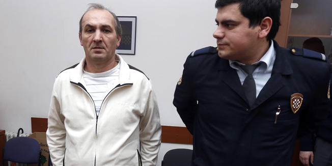 Zagreb, 020315.Zrinjevac. Zupanijski sud.Objava presude protiv optuzenog Fejze Hodica.Foto: Damjan Tadic / CROPIX