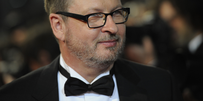 Danish director Lars Von Trier arrives on the red carpet before the screening of 