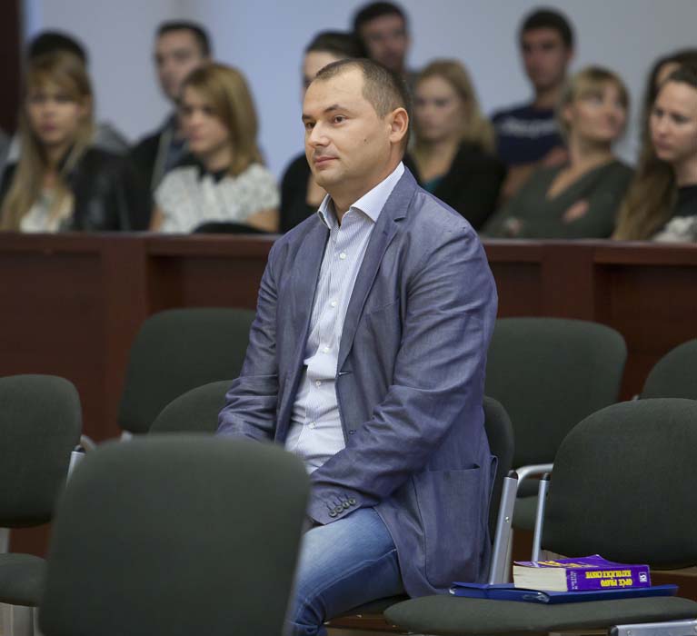 Split, 061014.Zupanijski sud u Split. Nastavak sudjenja bankarici Jasmini Bilonic i fra Simi Nimcu za prodaju crkvenog zemljista.Na fotografiji: Fra Sime Nimac.Foto: Vojko Basic / CROPIX