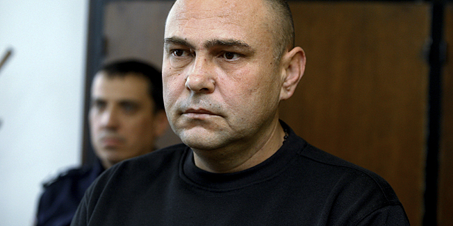 Varazdin, 141114.Na Zupanijskom sudu u Varazdinu izrecena je presuda Zeljku Martinovicu. Martinovic je optuzen da je u ozujku ove godine u kaficu Gavran u mjestu Tuhovec iz pistolja ubio prijatelja Maria Belavica.Na fotografiji: Zeljko Martinovic u sudnici.Foto: Zeljko Hajdinjak / Cropix