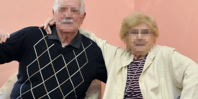 Dubrovnik, 250412.92- godisnji umirovljenik Baldo Djanovic iz Visocana u Dubrovackom primorju kaze kako su umirovljenici postali pravi prosjaci ovisni o pomoci lokalne uprave koja im daje mjesecne dodatke na mirovinu.Na slici Baldo Djanovic sa svojim drustvom iz doma umirovljenika Domus Christie.Foto: Tonci Plazibat / CROPIX