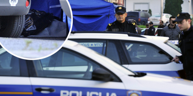 Zagreb, 061014.Policijski ocevid na adresi Side Kosutic 8, gdje je pronadjeno musko tijelo.Foto: Boris Kovacev / CROPIX