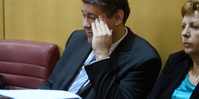 Zagreb, 021214. Markov trg.Sabor.Redovita sjednica Sabora s raspravom i glasovanjem o prijedlogu proracuna.Na fotografiji: Boris Lalovac.Foto: Goran Mehkek / CROPIX