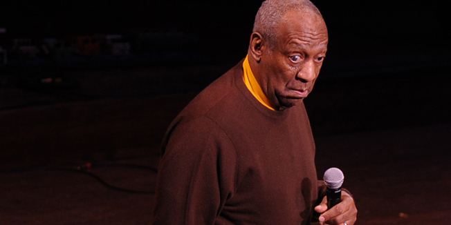 (FILES): This October 21, 2010 file photo shows US comedian Bill Cosby performing onstage during  