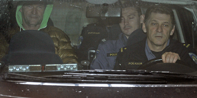 Zagreb, 031214.Nakon ispitivanja u USKOK-u, zadarski poduzetnik Reno Sinovcic napustio je USKOK.Foto: Bruno Konjevic / CROPIX