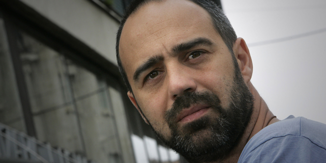 Zagreb, 240509.Knjizevnik Niccol Ammaniti.Foto: Damjan Tadic / CROPIX