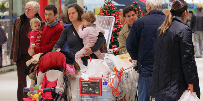 Zagreb, 201208.City Center One.Bozicna kupnja u trgovackim centrima.Foto: Davor Pongracic / Cropix 