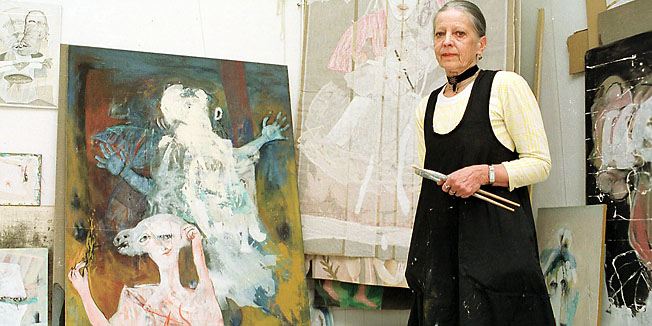 zagreb, 270201nives kavuric kurtovic - atelje u likovnoj akademiji foto tomislav loncar-rev-