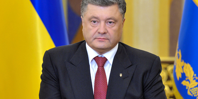 This handout picture taken and released by the Ukrainian Presidential Press Service in Kiev late on June 30, 2014 shows Ukrainian President Petro Poroshenko during a televised address to the nation. Poroshenko said late on June 30 that he would not extend a truce with pro-Russian rebels in the country's east, vowing instead to go on the attack. 