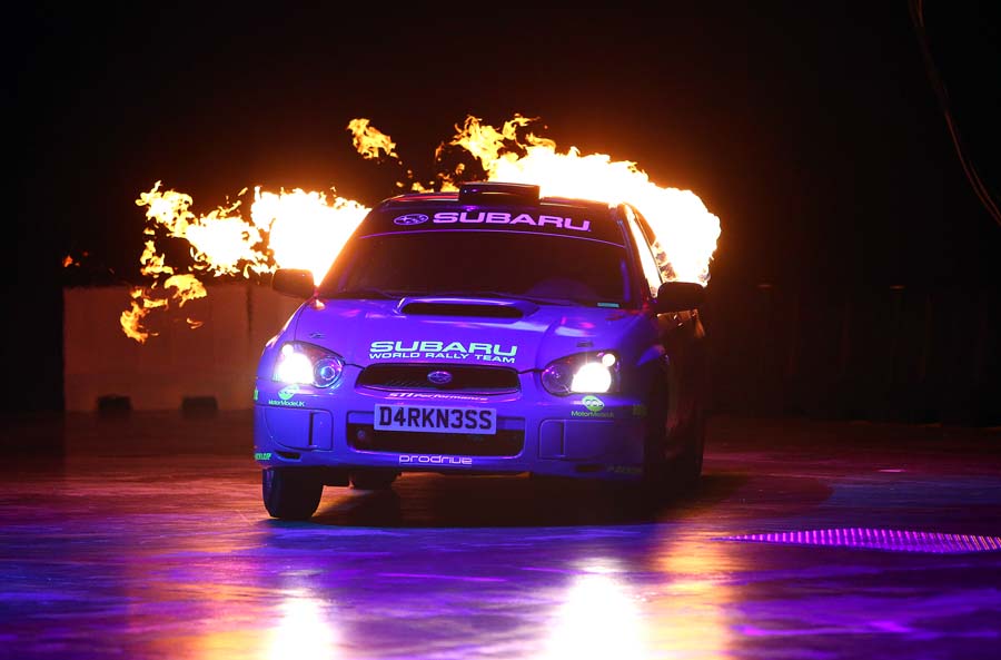 Zagreb, 030714. U zagrebackoj Areni odrzavaju se dvije predstave velikog automobilistickog spektakla Top Gear Live, koji se temelji na kultnoj BBC-jevoj seriji voditelja Jeremya Clarksona, Richard Hammonda i James Maya. Show vec pet godina putuje svijetom, svake godine potrebno je 135 tegljaca, 3 broda, transportni avion, 94 automobila te vise od 150 pari guma da bi se odrzao. Foto: Ivan Klindic / CROPIX