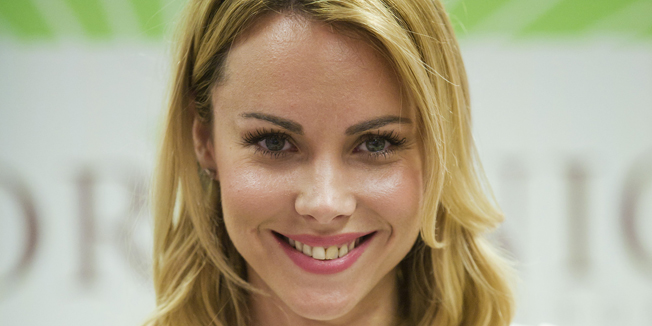 Zagreb, 020612.U Mercatoru u Vukovarskoj povodom Dana bio prehrane odrzana je promocija zdrave gurmanske prehrane s Mirnom Valentic  i Anom Janjatovic Zoricom naziva Zdravi gusti u 3 koraka.Na slici: Mirna Valentic.Foto: Neja Markicevic / CROPIX