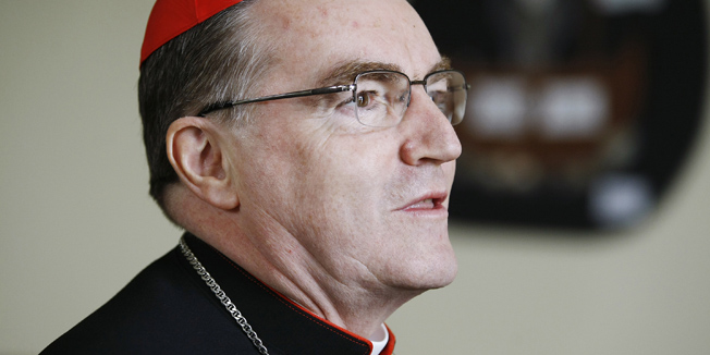 Zagreb, 100514.Medjubiskupijsko sjemeniste, Vocarska 106.Svecana akademija prigodom 25. obljetnice biskupskog imenovanja zagrebackog nadbiskupa kardinala Josipa Bozanica odrzana je danas u Medjubiskupijskom sjemenistu.Na fotografiji: kardinal Josip Bozanic.Foto: Tomislav Kristo / CROPIX