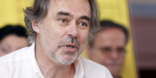 Split, 040714.Press konferencija na kojoj je predstavljen program 60. Splitskog ljeta.Na fotografiji: Drazen Siriscevic redatelj trece premijerne Aide u povijestiFoto: Duje Klaric / CROPIX