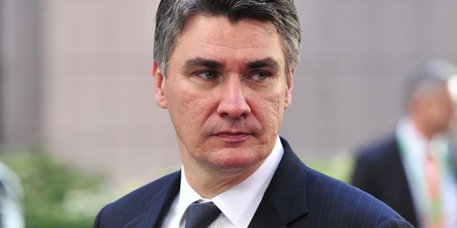 Croatian Prime Minister Zoran Milanovic arrives on July 16, 2014 at the EU Headquarters in Brussels for a special meeting of the European Council to tackle the jigsaw of the bloc's top jobs, the next step after the European Parliament approved the former Luxembourg premier as head of the European Commission. All eyes are on the coveted post of European Union foreign affairs chief, currently held by Britain's Catherine Ashton. Next comes the chair of the European Council, which represents the union's 28 leaders and sets its overall political direction in a quest to determine the EU's future for the next five years.  AFP PHOTO GEORGES GOBET