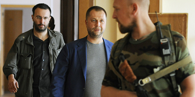 Self-proclaimed Prime Minister of the pro-Russian separatist 