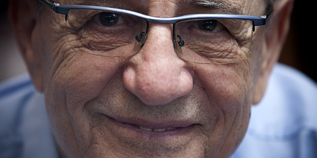 Split, 260413.Legendarni vratar Hajduka Vladimir Beara.Foto: Ante Cizmic / CROPIX