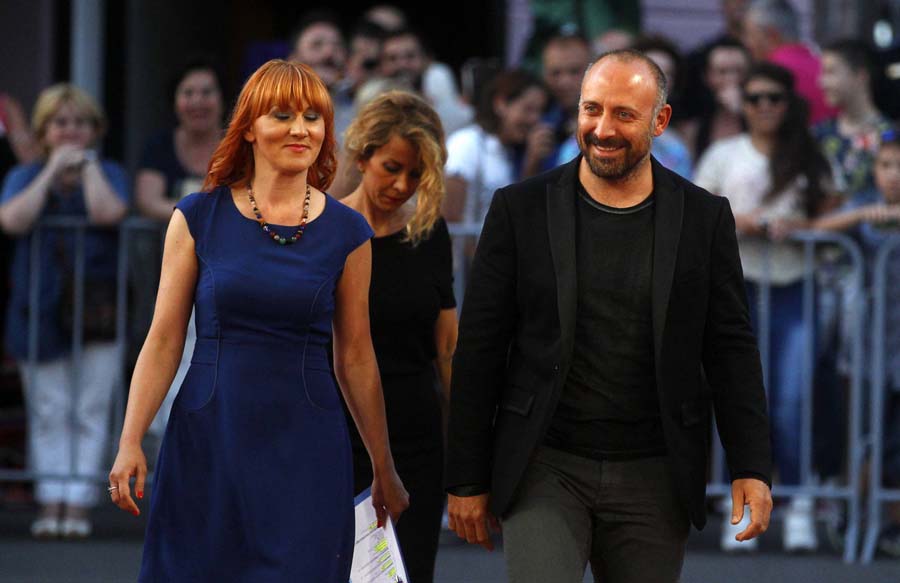 Sarajevo, 190814.Turski glumac Halit Ergenc prosetao crvenim tepihom Sarajevo film festivala.Foto: Alen Salkic / CROPIX