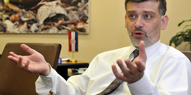 Zagreb, 030212.Mr. sc. Ivan Pavelic, predsjednik Uprave Hrvatskih suma d.o.o.Foto: Bruno Konjevic / CROPIX