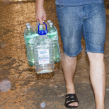 Sibenik, 120914.Obilna kisa uzrokovala je poplave na sibenskim ulicama i stvorila probleme u prometuFoto: Nikolina Vukovic Stipanicev / CROPIX