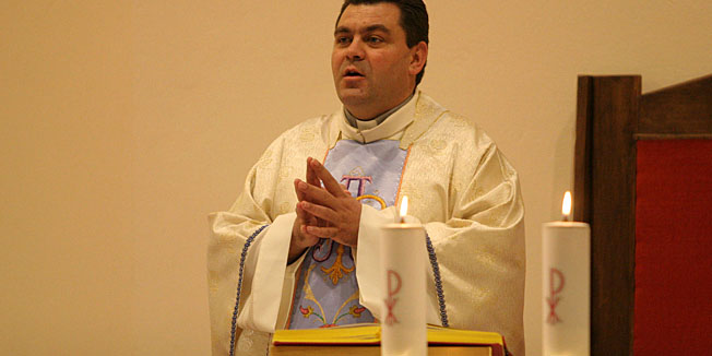 zadar 010207don emil bilaver, zupnik bezgrijesnog zaceca bdm na zadarskoj puntamicifoto jure miskovic-magazin-