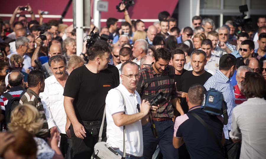 Medjugorje, 160914.U Medjugorju ja organiziran svecani docek za osvajaca Grand Slam naslova u New Yorku Marina Cilica.Foto: Ante Cizmic / CROPIX