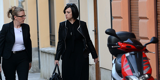 Karlovac, 190914.Danas je otvoren sluzbeni prostor karlovackog Gradskog ogranka ORaH-a u Karlovcu u Ulici Jurja Haulika 10. Otvorenju je prisustvovala i  predsjednica stranke Mirela Holy.Na fotografiji: Mirela Holy na otvorenju.Foto: Robert Fajt / CROPIX