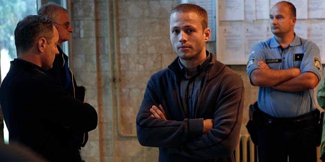 Slavonski Brod, 230914.Jutros je nastavljeno sudjenje Deniju Zupanu. 25.04.2013. naletio je autimobilom na tri djevojke na plocniku. Jedna djevojka je preminula je od teskih ozljeda.Foto: Danijel Soldo / CROPIX