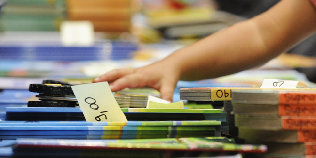 Sibenik, 260614.U sklopu 54. Medjunarodnog djecjeg festivala u gradskoj knjiznici otvoren je 8.Sajam djecje knjige.Foto: Niksa Stipanicev / CROPIX