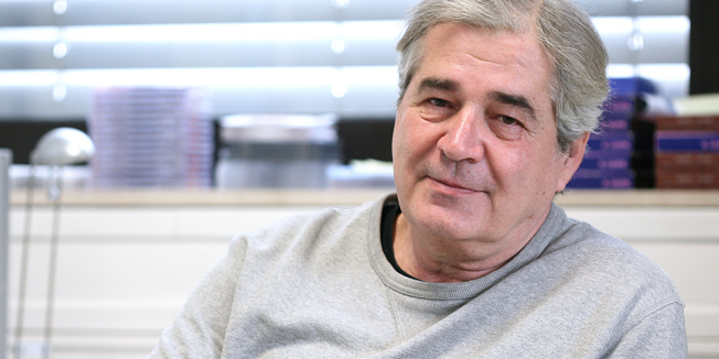 Zagreb, 100212.Prisavlje, HRT.Djelo Hadziselimovic, urednik dokumentarnog programa na HRT-u.Foto: Biljana Gaurina / Cropix