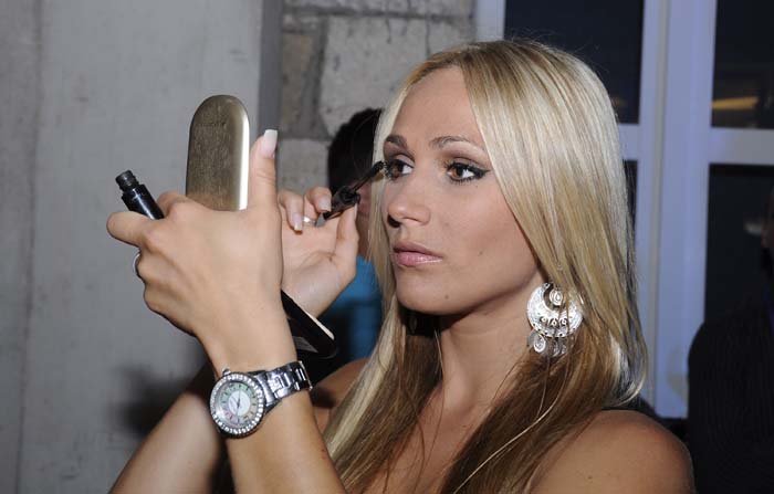 Vodice, 190610.Zavrsna vecer CMC festivala.Zvijezde u Backstageu.Na fotografiji: Neda Parmac.Foto: Marija Mihic / Cropix