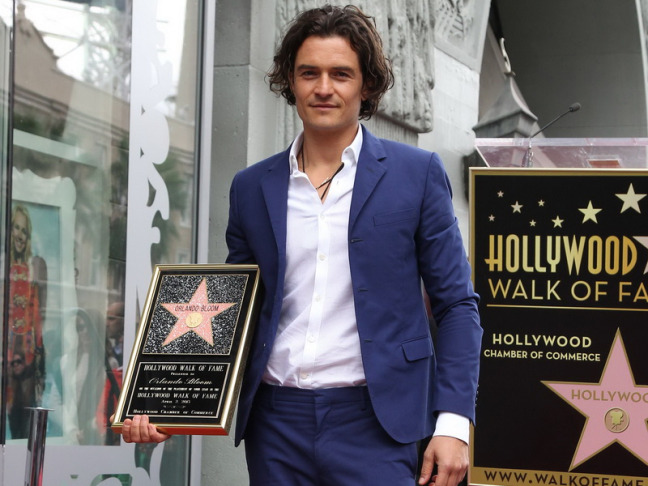 02 April 2014 - Hollywood, California - Orlando Bloom. Orlando Bloom is honored with a star on the Walk of Fame. Photo Credit: F. Sadou/AdMedia/ADMEDIA_adm_OrlandoBloomStar_FS_091/Credit:F. Sadou/AdMedia/SIPA/1404030722
