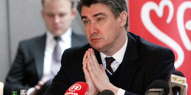 Koprivnica, 130315.Predsjednik Vlade Zoran Milanovic prisustvovao je susretu Kluba izvoznika koji se odrzao u Podravci, a ciji je domacin bio predsjednik uprave Podravka Zvonimir Mrsic.Na fotografiji: Zoran Milanovic.Foto: Ivan Brkic / Glas Podravine / CROPIX