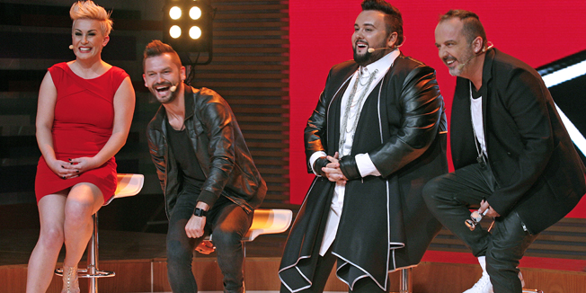 Zagreb, 131014.Prisavlje.HRT.Predstavljanje showa The Voice u kojem ce sudjelovati kao mentori: Indira Vladic Colonia, Ivan Decak, Jacques Houdek, Tony Cetinski.Foto: Biljana Gaurina / CROPIX